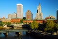 The skyline of Providence Rhode Island Royalty Free Stock Photo