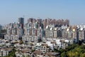 Skyline of Regular Chinese City Residential District Royalty Free Stock Photo