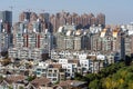 Skyline of Regular Chinese City Residential District Royalty Free Stock Photo