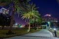 Skyline and river coast scenes in Jacksonville Florida Royalty Free Stock Photo