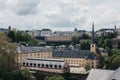 Skyline and rooftops of Luxembourg City
