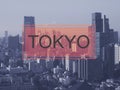 Skyline of Roppongi, Tokyo at day. Japan Royalty Free Stock Photo