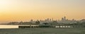 Skyline of San Francisco in early morning light Royalty Free Stock Photo