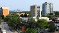 Skyline scene in Burlington, Ontario, Canada Royalty Free Stock Photo