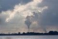 Skyline seen from Marken Volendam Royalty Free Stock Photo