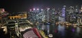 Skyline Serenade: Singapore's Glowing Beauty