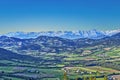 Skyline of Seyne les Alpes Royalty Free Stock Photo