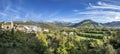 Skyline of Seyne les Alpes Royalty Free Stock Photo