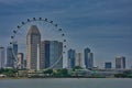 Skyline of Singapore business district