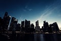 Skyline of Singapore Royalty Free Stock Photo