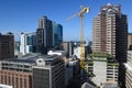 Skyline with skyscraper under construction at Cape Town on South Africa