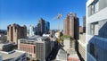 Skyline with skyscraper under construction at Cape Town on South Africa