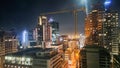 Skyline with skyscraper under construction at Cape Town on South Africa