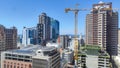 Skyline with skyscraper under construction at Cape Town on South Africa