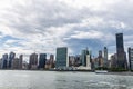 Skyline of skyscrapers in Manhattan, New York City, USA Royalty Free Stock Photo