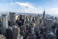 Skyline of skyscrapers of Manhattan, New York City, USA Royalty Free Stock Photo