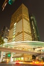 Skyline of skyscrapers at Shiodome Area in Shimbashi district, Tokyo Royalty Free Stock Photo