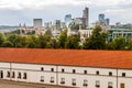 Skyline of Snipiskes neigborhood in Vilnius, Lithuan Royalty Free Stock Photo