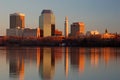 The skyline of Springfield Massachusetts