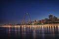 Skyline of St Louis with Gateway Arch, St Louis, Mo, USA Royalty Free Stock Photo