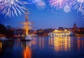 Skyline of Stockholm, Sweden Royalty Free Stock Photo