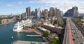 Australia, Sydney, Skyline, Circular Quay, New South Wales Royalty Free Stock Photo