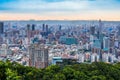 Skyline of Taipei cityscape Taipei 101 building of Taipei financial city ,Taiwan