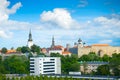 Skyline Tallin castle churches Estonia Royalty Free Stock Photo