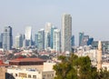 Skyline of Tel Aviv, Israel Royalty Free Stock Photo