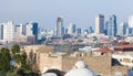 Skyline of Tel Aviv, Israel Royalty Free Stock Photo