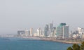 Skyline of Tel Aviv, Israel Royalty Free Stock Photo