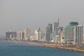 Skyline of Tel Aviv, Israel Royalty Free Stock Photo