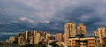 skyline in Thane city maharashtra india