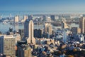 Skyline of Tokyo Cityscape at Sunset, Japan Royalty Free Stock Photo