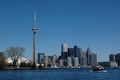 skyline of Toronto city Royalty Free Stock Photo