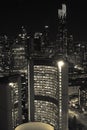 Skyline in Toronto at night Royalty Free Stock Photo