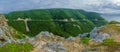 Skyline trail, in Cape Breton Highlands National Park Royalty Free Stock Photo