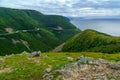 Skyline trail, in Cape Breton Highlands National Park Royalty Free Stock Photo