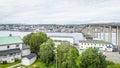 Skyline of Tromso in Norway Royalty Free Stock Photo