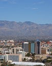 Skyline of Tucson Arizona Royalty Free Stock Photo