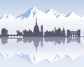 Skyline of Turin`s past