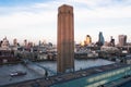 Skyline twilight with City of London skyscrapers and office buildings Royalty Free Stock Photo