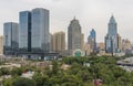 The skyline of Urumqi, Xinjiang. China