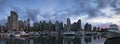 Skyline Vancouver British Columbia Canada. Royalty Free Stock Photo