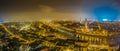 Skyline of Verona in Italy at night