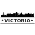 Victoria Skyline City Icon Vector Art Design