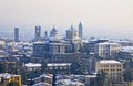 Skyline view of Bergamo old town, Italy Royalty Free Stock Photo