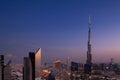 A skyline view of Downtown Dubai