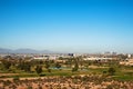 Skyline View of Phoenix and Golf Course Royalty Free Stock Photo