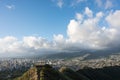 Diamond Head in Honolulu, state of Hawaii. Royalty Free Stock Photo